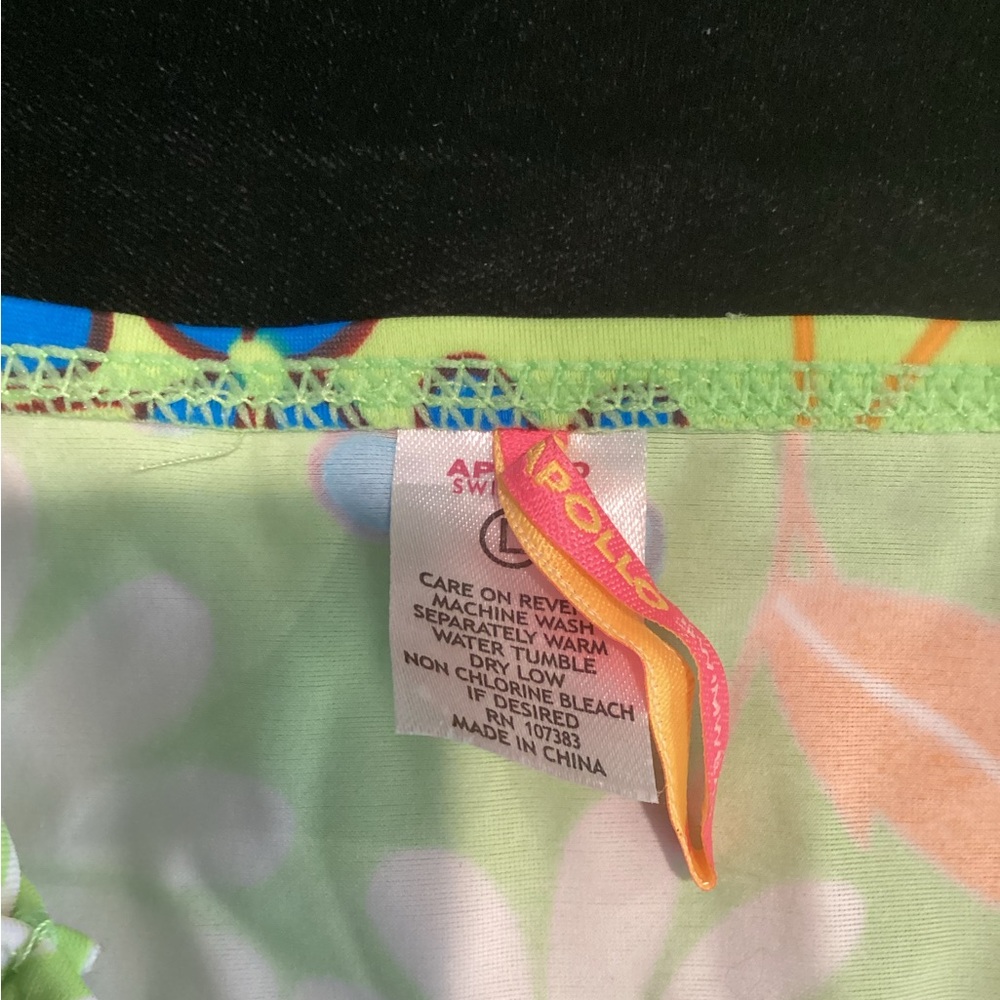 Apollo Swim Tropical Print Bikini, Large - Picture 2 of 5